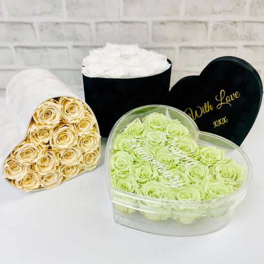 Infinity Roses | Heart Rose Boxes