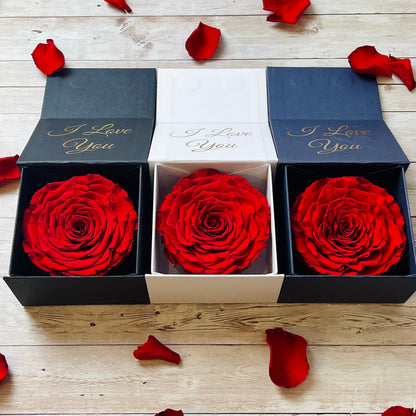 Eternal Rose Boxes| Single Red Infinity Roses | Forever Roses | Bling Blooms