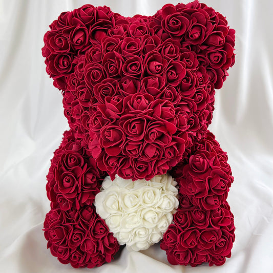 Wine Forever Rose Bear | Rose Teddy 