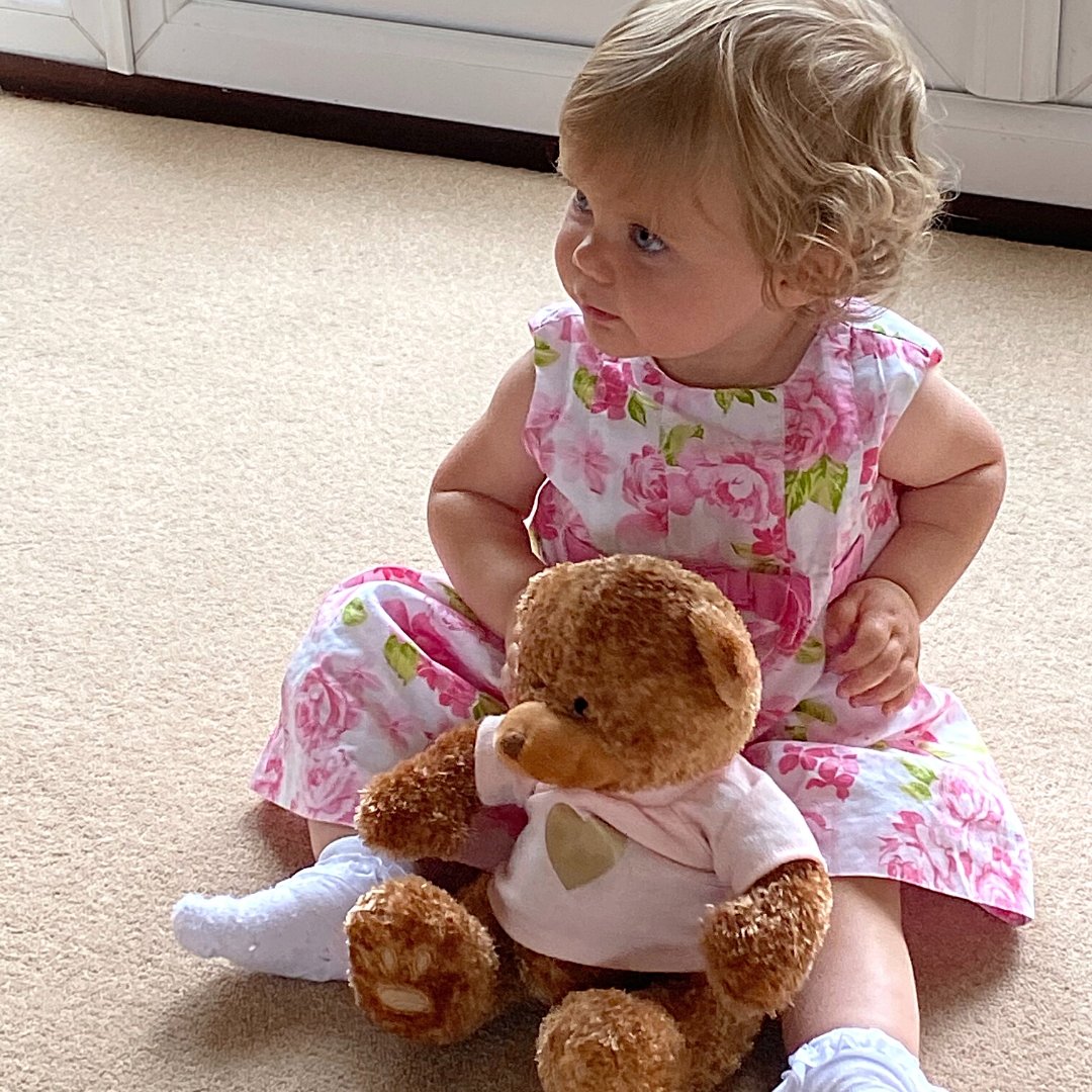 Cuddly Soft Bear - Teddy Bear - Baby Gift - Personalised T- Shirt
