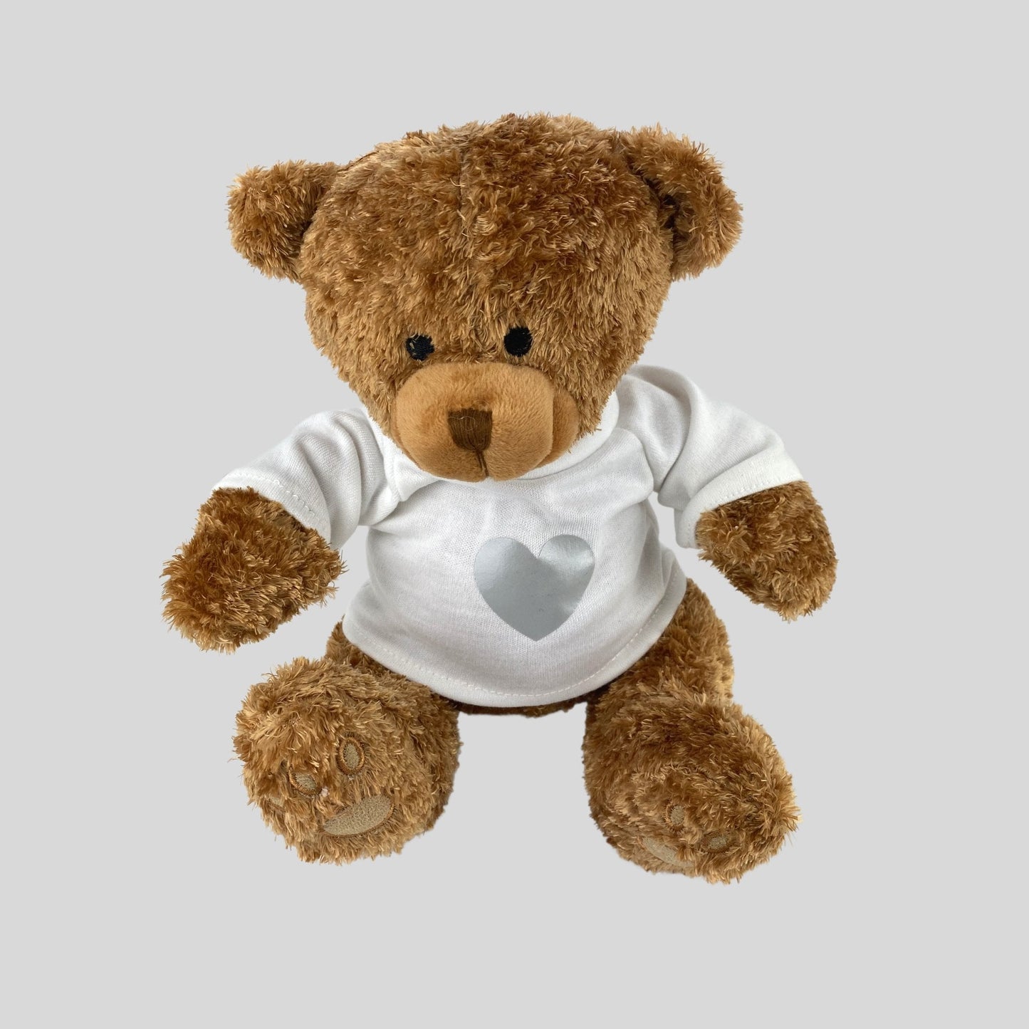 Cuddly Soft Bear - Teddy Bear - Baby Gift - White Personalised T- Shirt