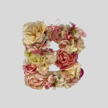 Letter Blooms - Silk Flowers - Faux Flowers - Baby Gift - Letter B